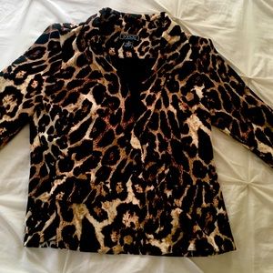 Leopard Blazer Medium